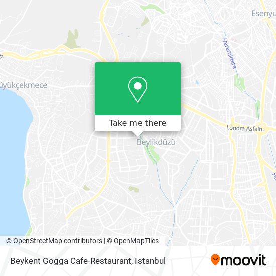 Beykent Gogga Cafe-Restaurant map