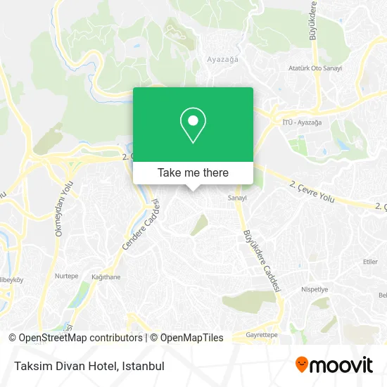 Taksim Divan Hotel map