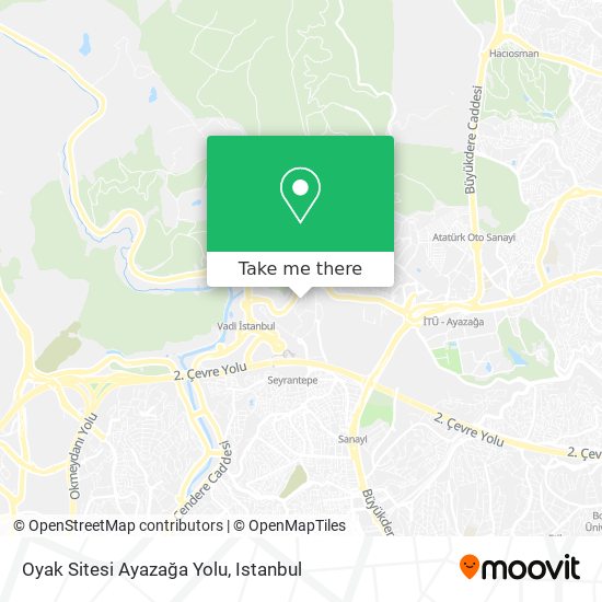 Oyak Sitesi Ayazağa Yolu map