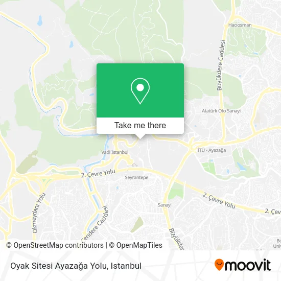 Oyak Sitesi Ayazağa Yolu map