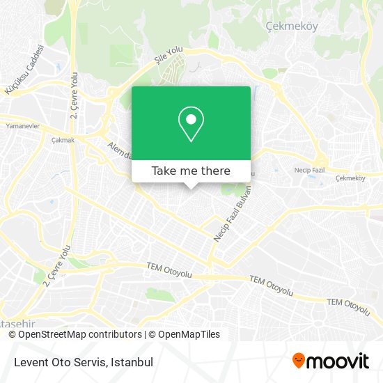 Levent Oto Servis map