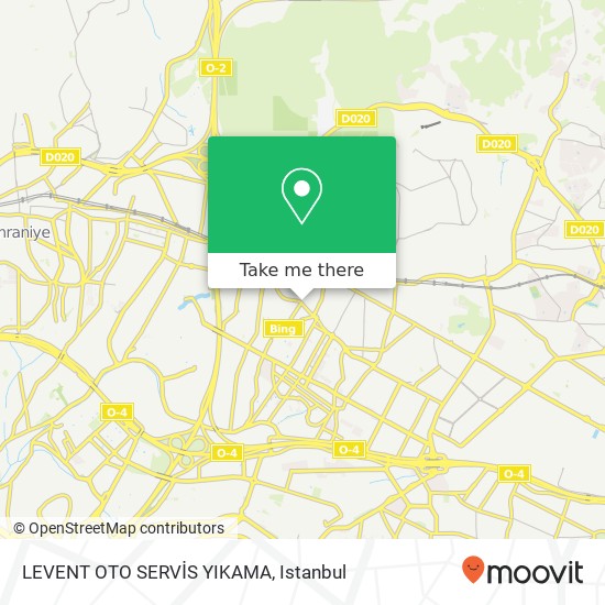 LEVENT OTO SERVİS YIKAMA map