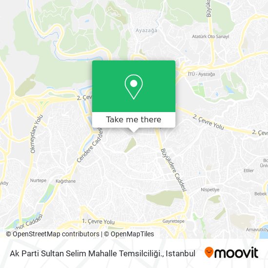Ak Parti Sultan Selim Mahalle Temsilciliği. map