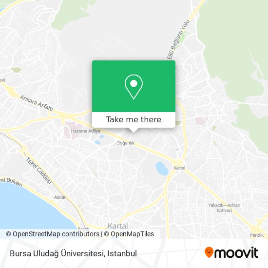 Bursa Uludağ Üniversitesi map