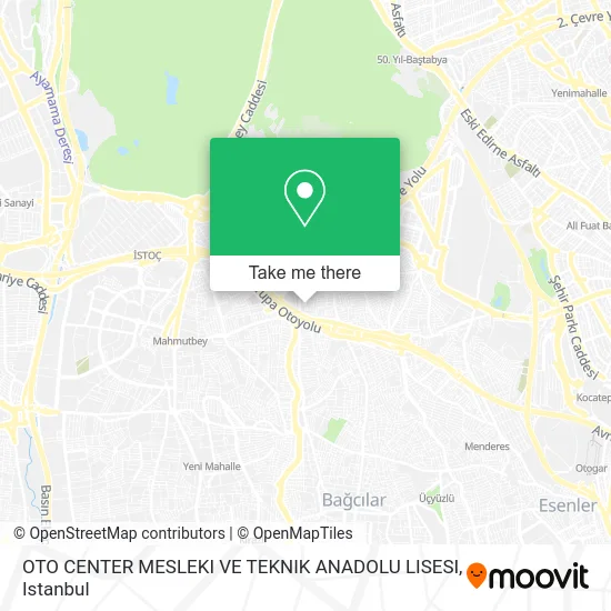 OTO CENTER MESLEKI VE TEKNIK ANADOLU LISESI map