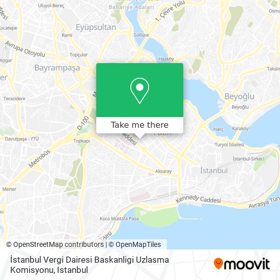İstanbul Vergi Dairesi Baskanligi Uzlasma Komisyonu map