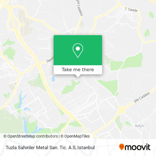 Tuzla Sahınler Metal San. Tic. A.S map