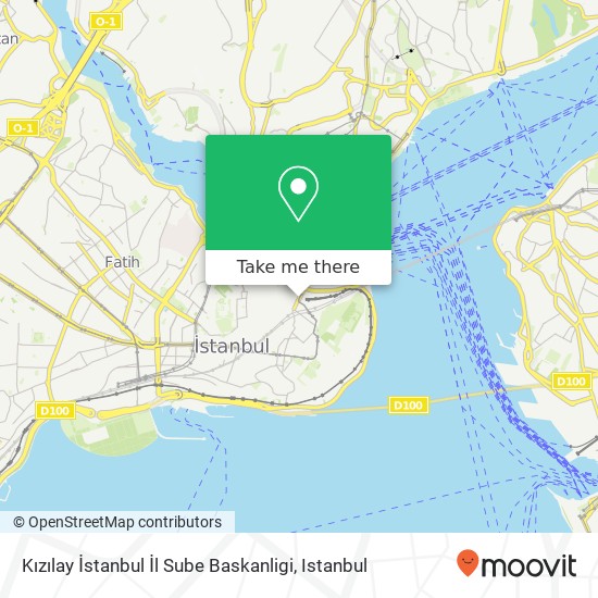 Kızılay İstanbul İl Sube Baskanligi map