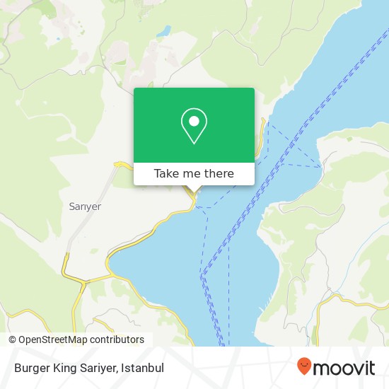 Burger King Sariyer map