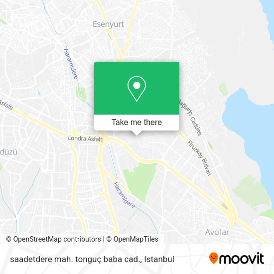 saadetdere mah. tonguç baba cad. map