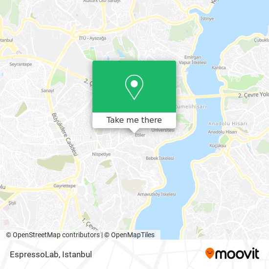 EspressoLab map