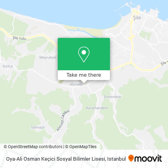 Oya-Ali Osman Keçici Sosyal Bilimler Lisesi map