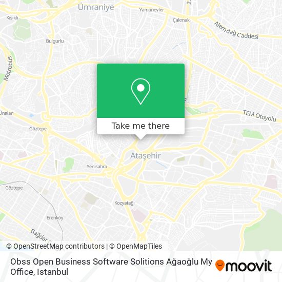 Obss Open Business Software Solitions Ağaoğlu My Office map