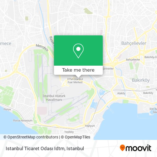 Istanbul Ticaret Odası Idtm map