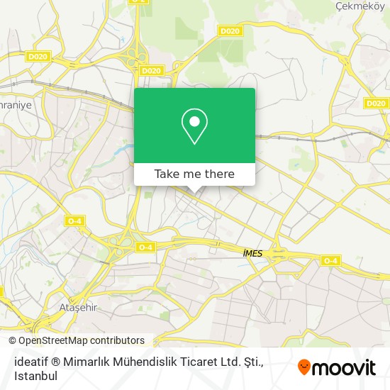 ideatif ® Mimarlık Mühendislik Ticaret Ltd. Şti. map