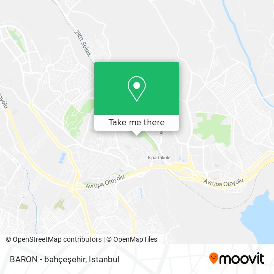 BARON - bahçeşehir map