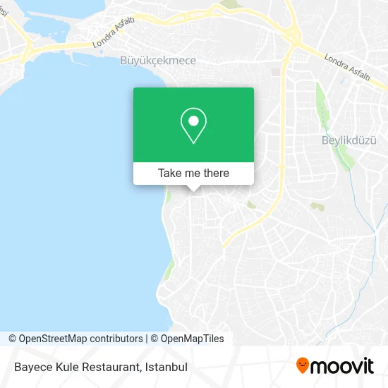 Bayece Kule Restaurant map