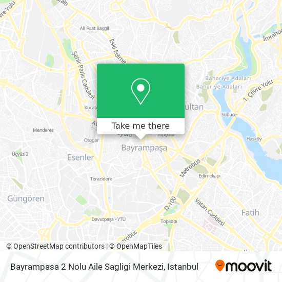 Bayrampasa 2 Nolu Aile Sagligi Merkezi map