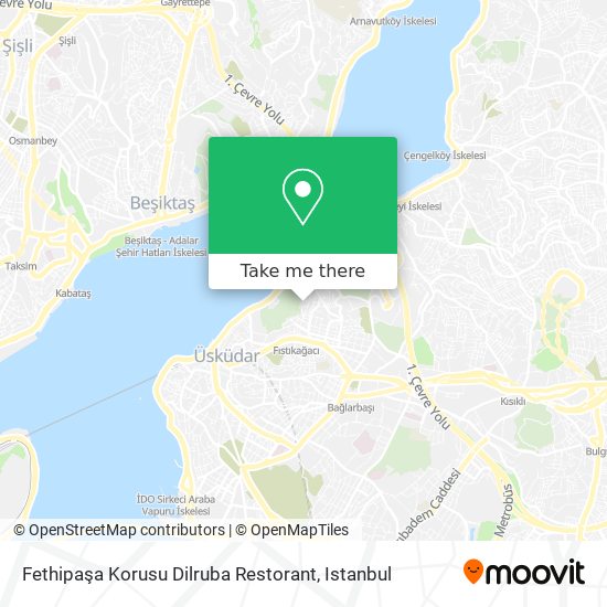 Fethipaşa Korusu Dilruba Restorant map