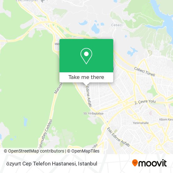 özyurt Cep Telefon Hastanesi map