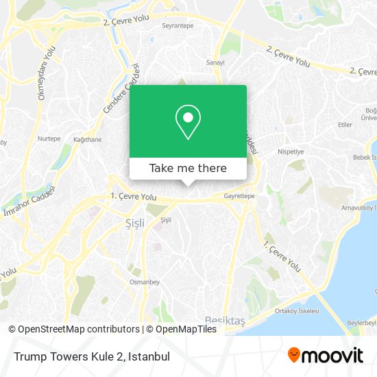 Trump Towers Kule 2 map