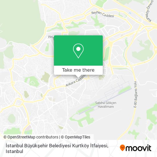 İstanbul Büyükşehir Belediyesi Kurtköy İtfaiyesi map