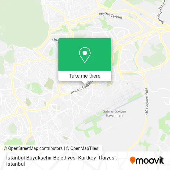 İstanbul Büyükşehir Belediyesi Kurtköy İtfaiyesi map