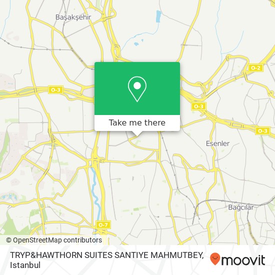 TRYP&HAWTHORN SUITES SANTIYE MAHMUTBEY map