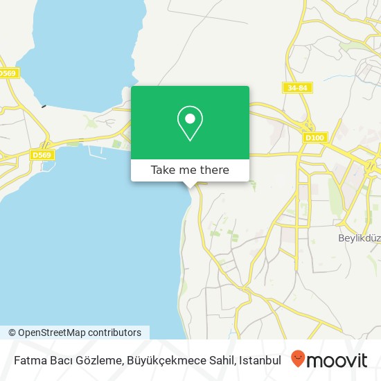 Fatma Bacı Gözleme, Büyükçekmece Sahil map