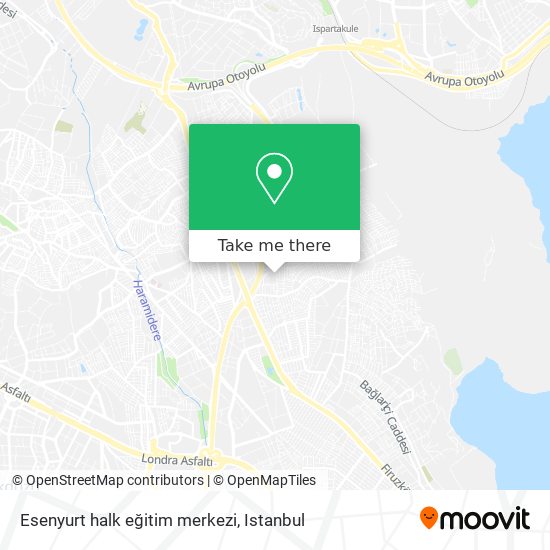 Esenyurt halk eğitim merkezi map