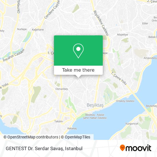 GENTEST Dr. Serdar Savaş map
