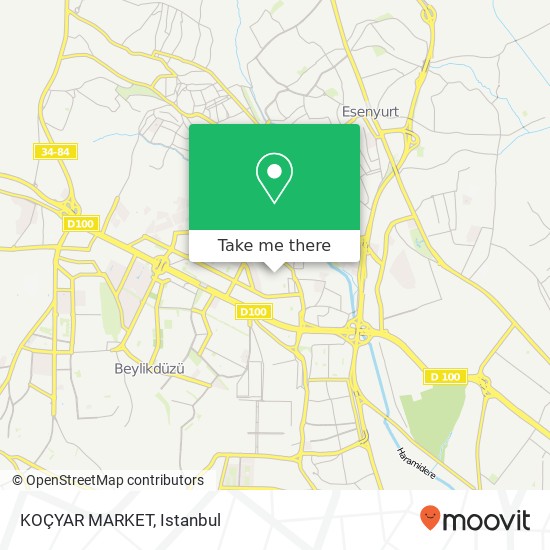 KOÇYAR MARKET map