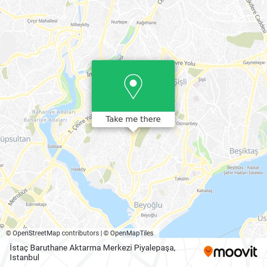 İstaç Baruthane Aktarma Merkezi Piyalepaşa map