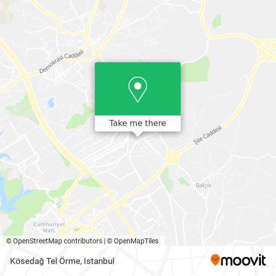 Kösedağ Tel Örme map