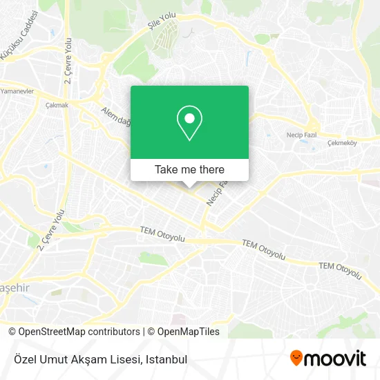 Özel Umut Akşam Lisesi map