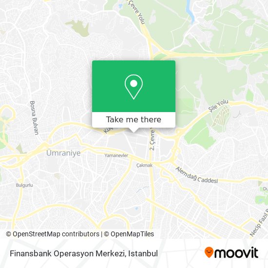Finansbank Operasyon Merkezi map