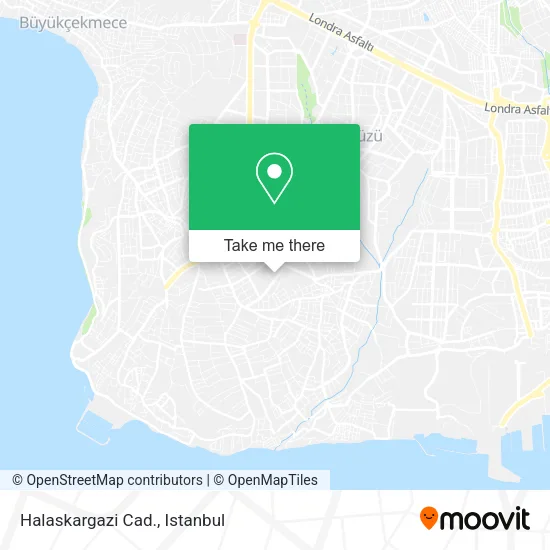 Halaskargazi Cad. map