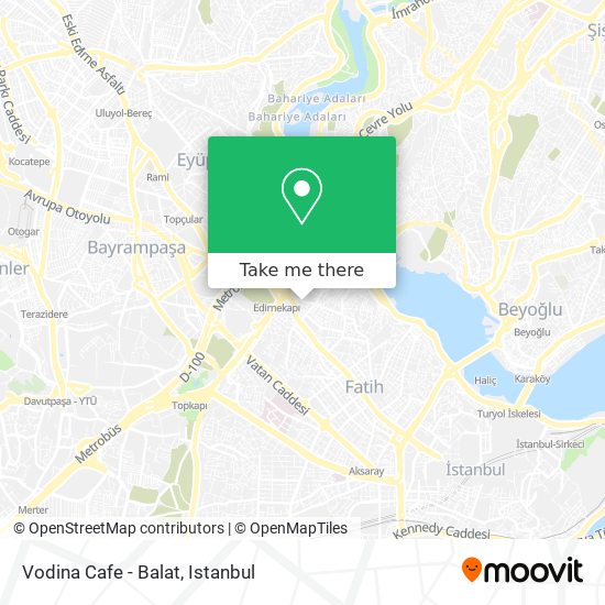 Vodina Cafe - Balat map