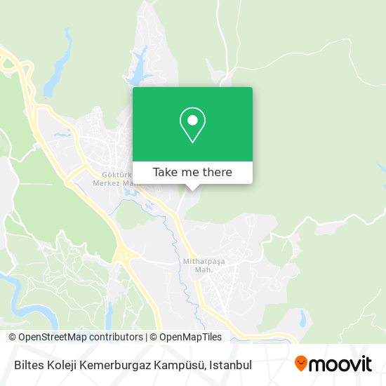 Biltes Koleji Kemerburgaz Kampüsü map