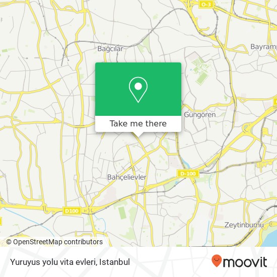 Yuruyus yolu vita evleri map