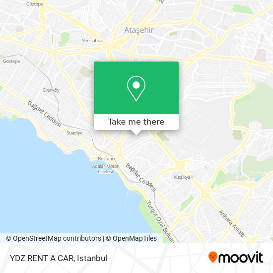 YDZ RENT A CAR map