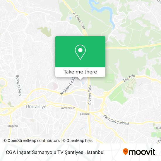 CGA İnşaat Samanyolu TV Şantiyesi map