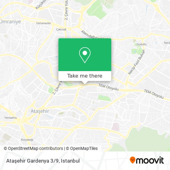 Ataşehir Gardenya 3/9 map