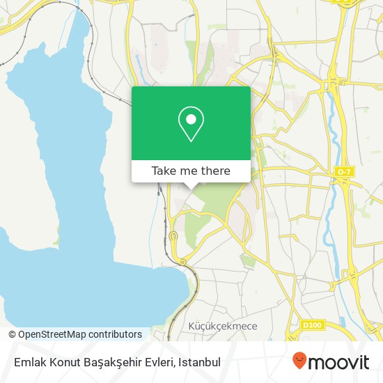 Emlak Konut Başakşehir Evleri map