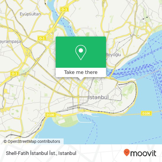 Shell-Fatih İstanbul İst. map