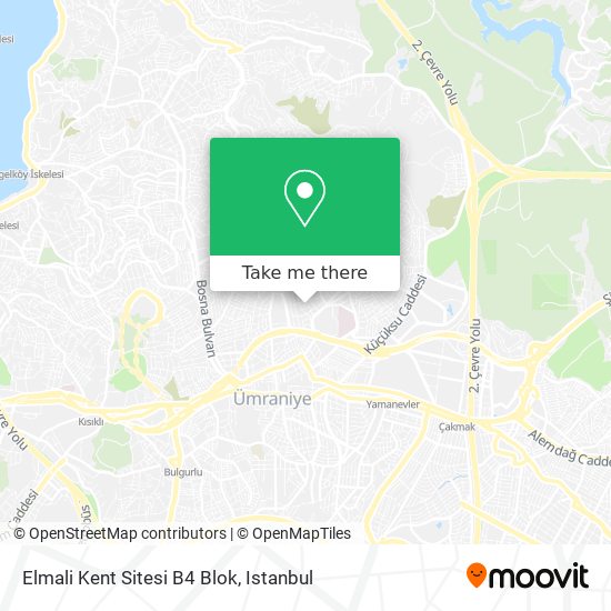 Elmali Kent Sitesi B4 Blok map