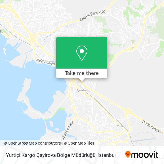 Yurtiçi Kargo Çayirova Bölge Müdürlüğü map