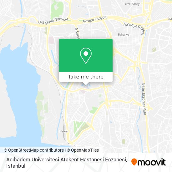 Acıbadem Üniversitesi Atakent Hastanesi Eczanesi map