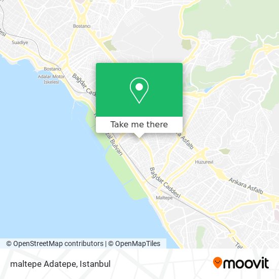 maltepe Adatepe map