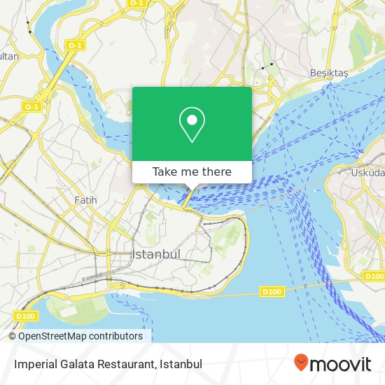 Imperial Galata Restaurant map